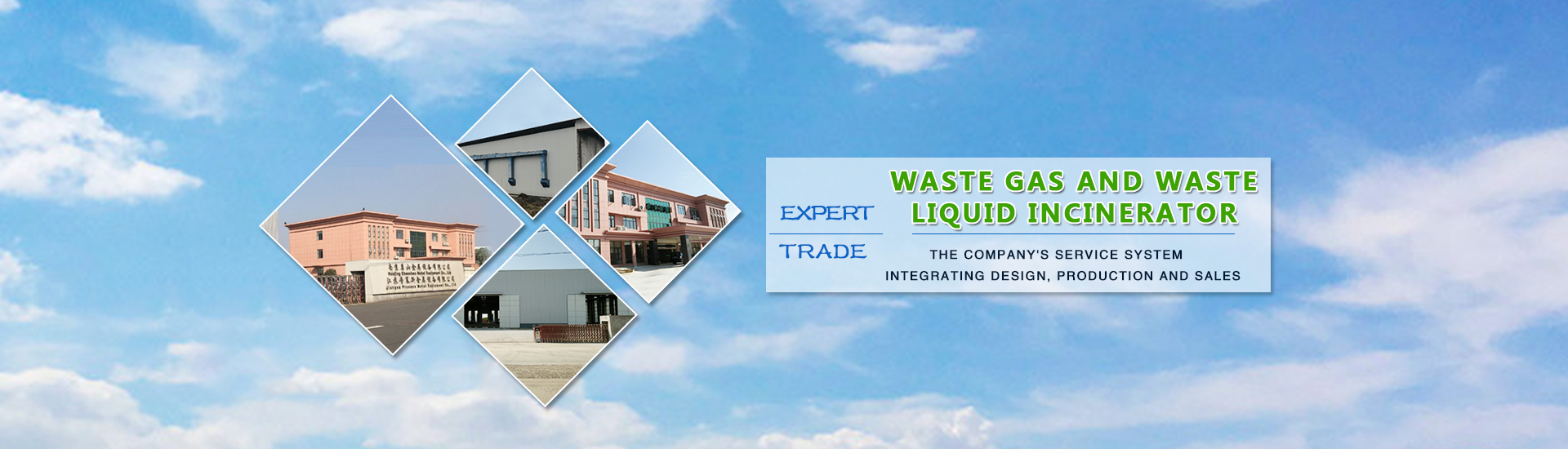 Waste gas and waste liquid incinerator